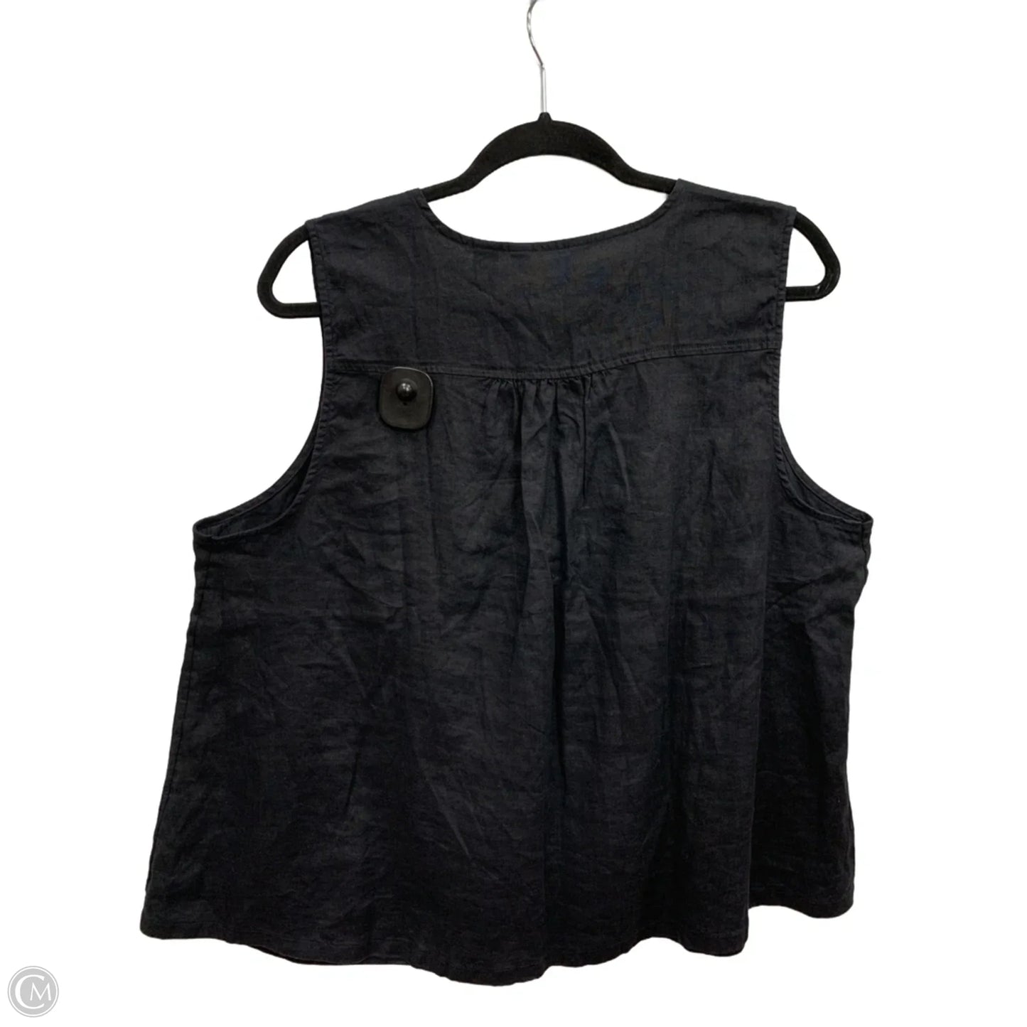 Top Sleeveless By Lands End In Black, Size: 18