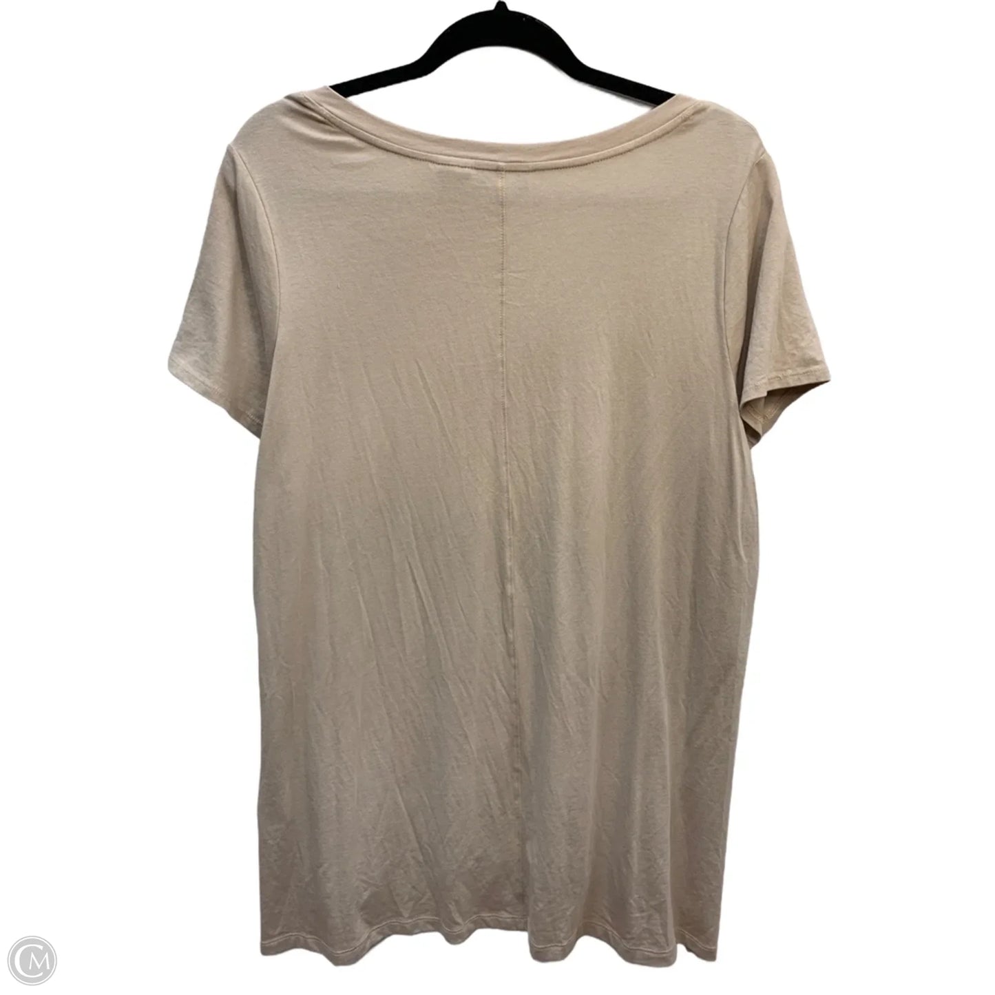 Top Short Sleeve By Tahari In Brown, Size: 1x