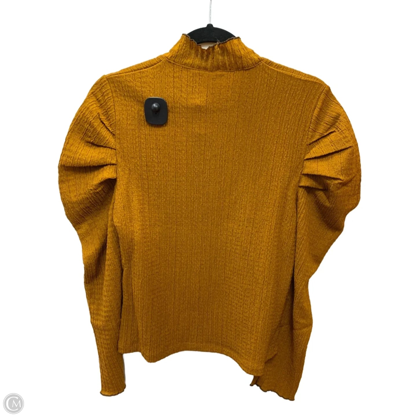 Top Long Sleeve By Free People In Yellow, Size: L