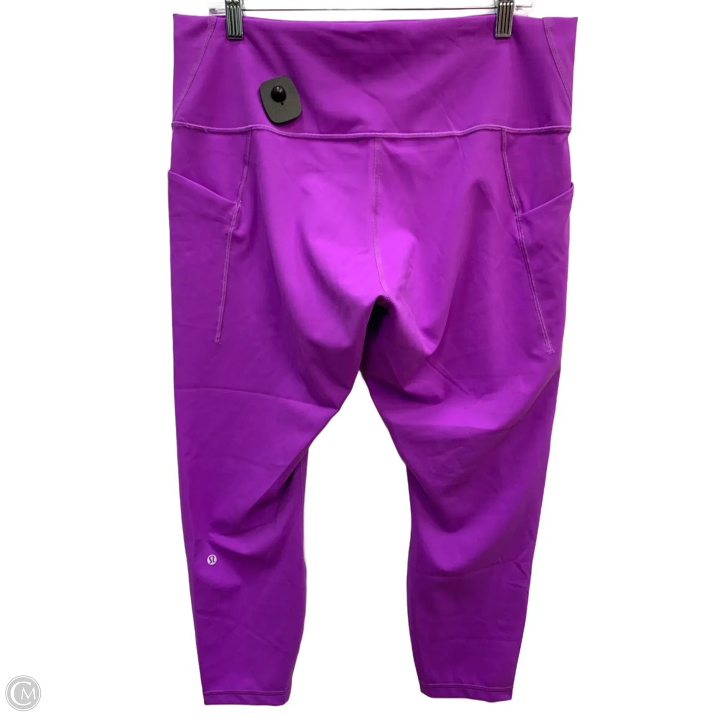 Athletic Leggings By Lululemon In Purple, Size: 18