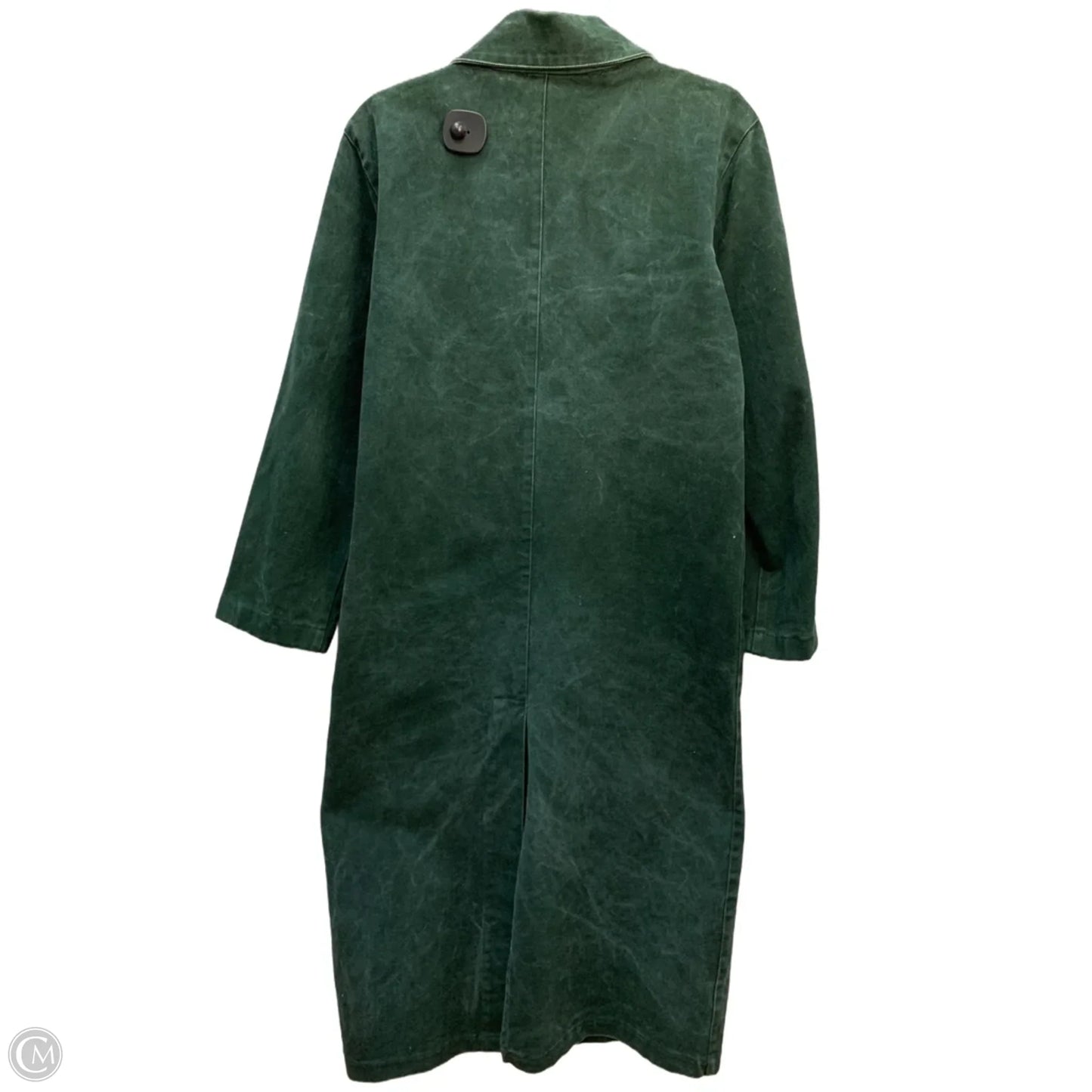 Coat Trench Coat By Preston And New York In Green, Size: S