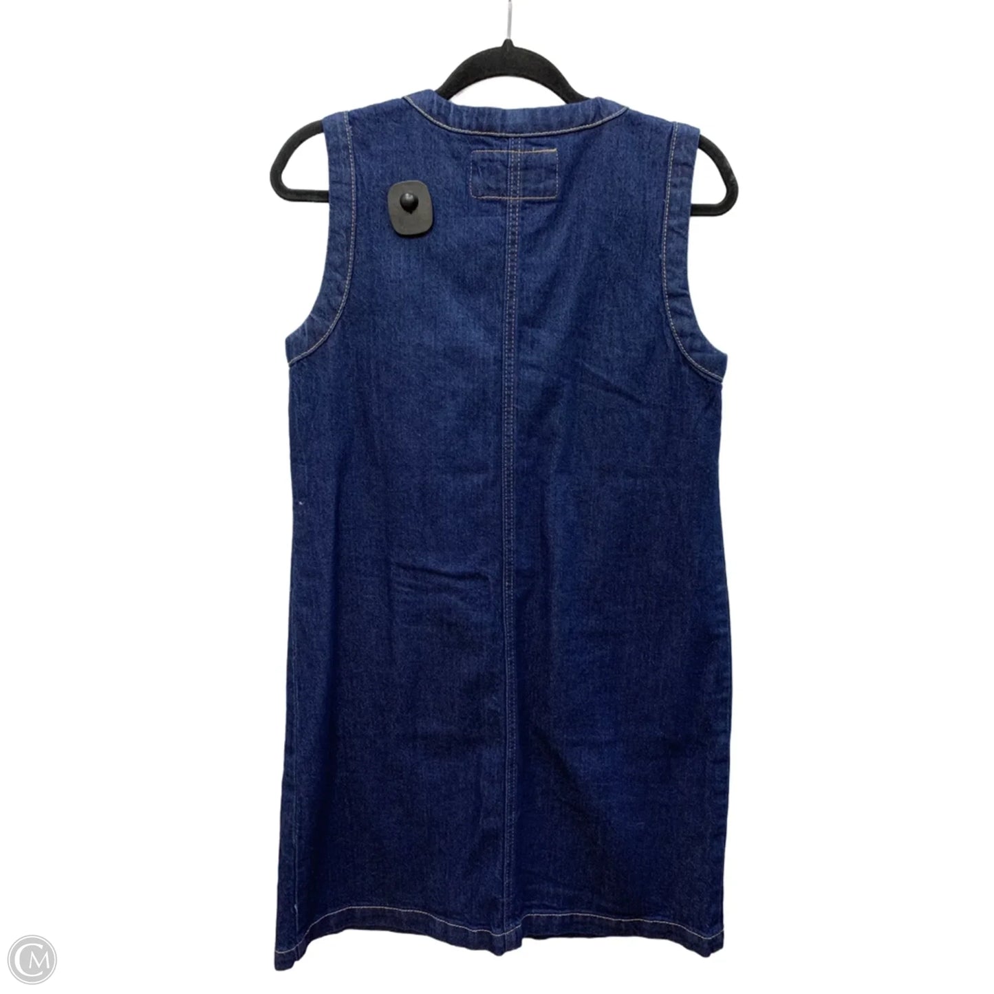 Dress Casual Midi By Ann Taylor In Blue Denim, Size: 4p