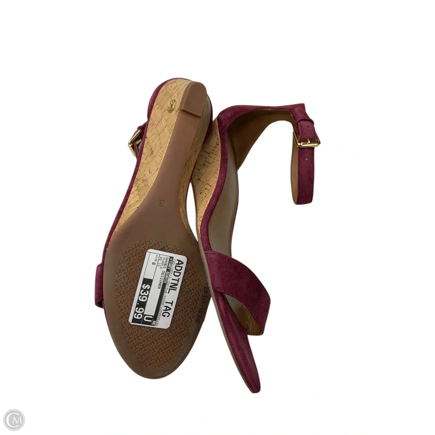 Shoes Designer By Tory Burch In Purple, Size: 8