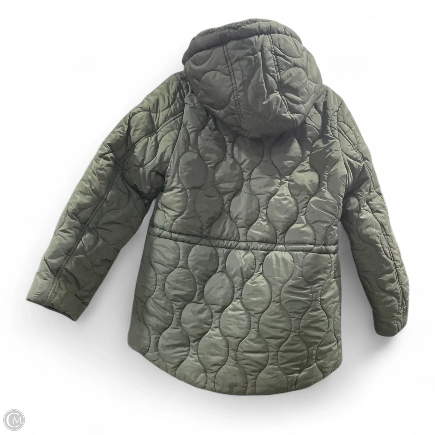 Coat Puffer & Quilted By Lucky Brand In Green, Size: M