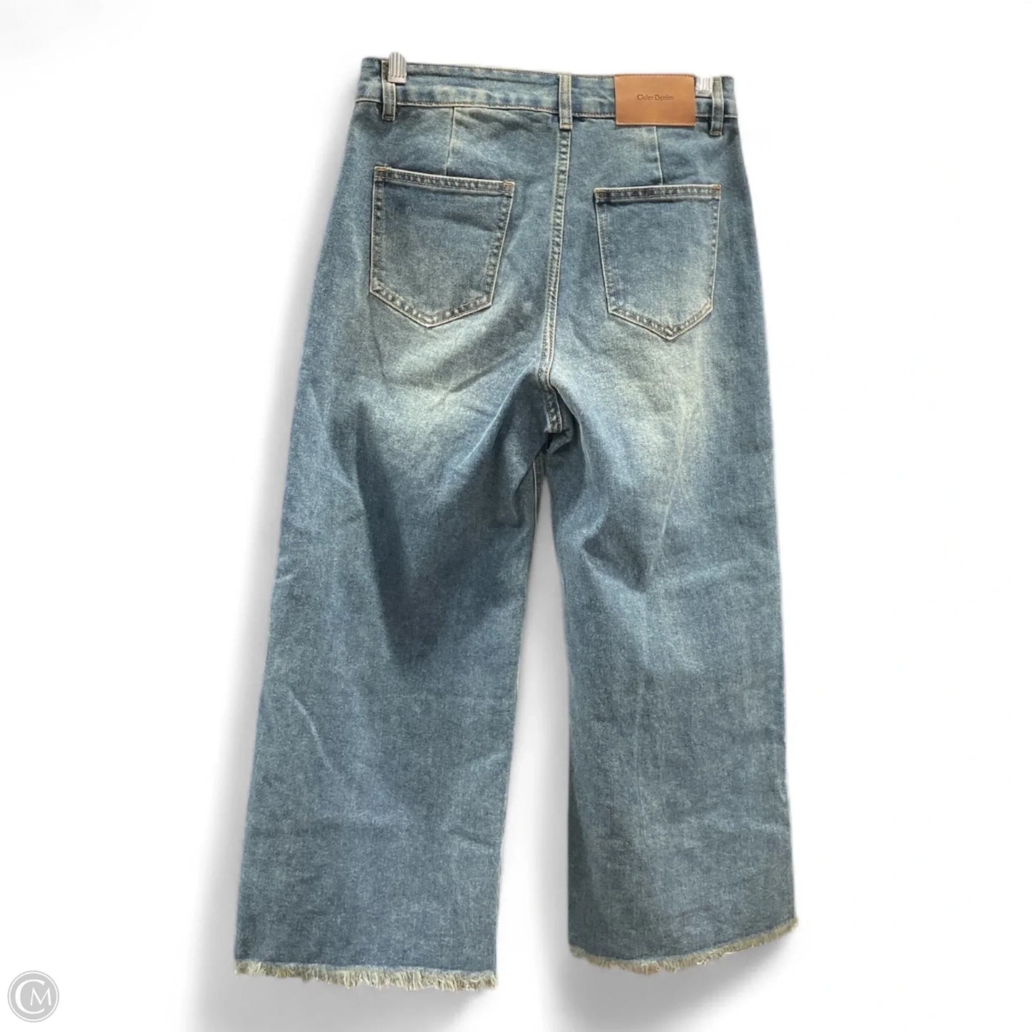 Jeans Wide Leg By Cider In Blue Denim, Size: Xs