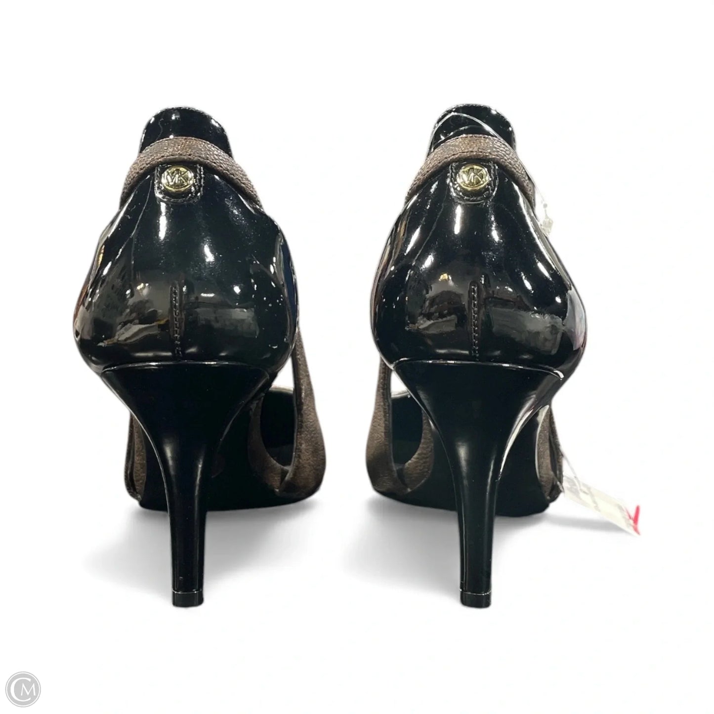 Shoes Heels Kitten By Michael By Michael Kors In Black & Brown, Size: 7