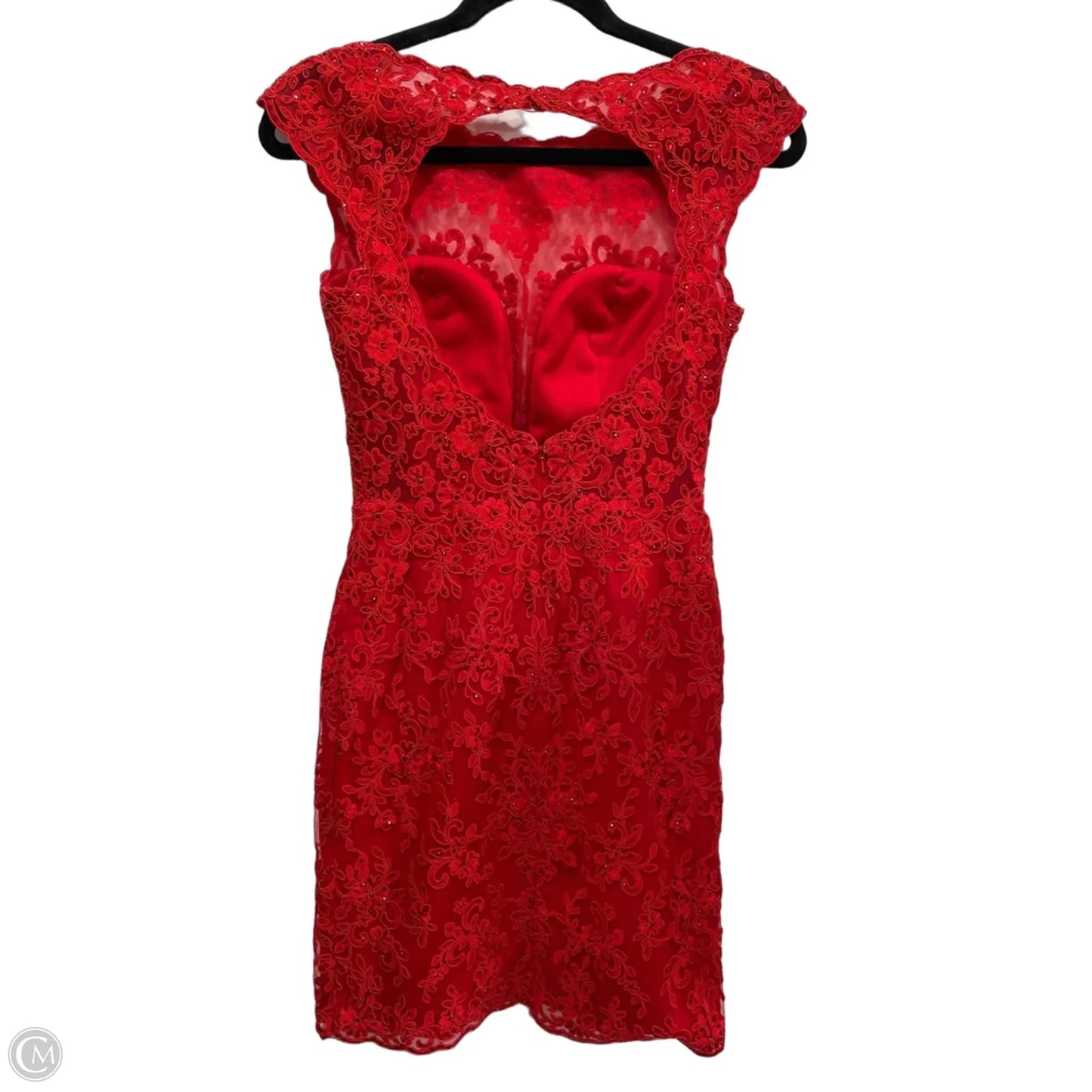 Dress Party Short By Clothes Mentor In Red, Size: 4
