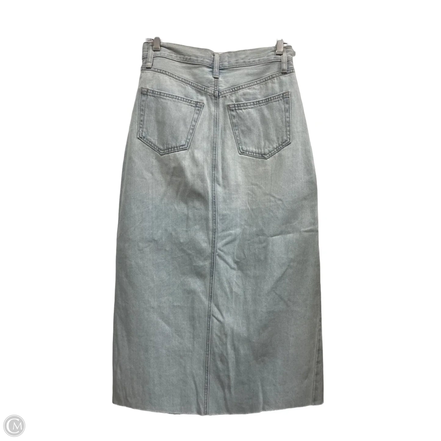 Skirt Maxi By Just Black In Blue Denim, Size: S