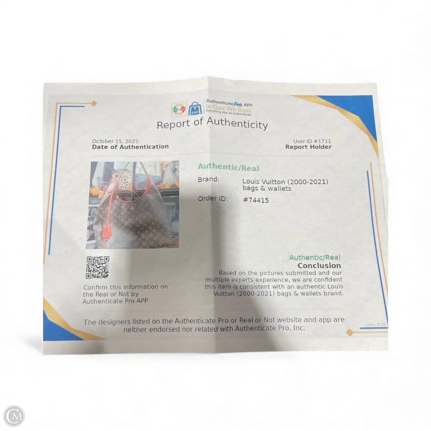 Handbag Luxury Designer By Louis Vuitton, Size: Large