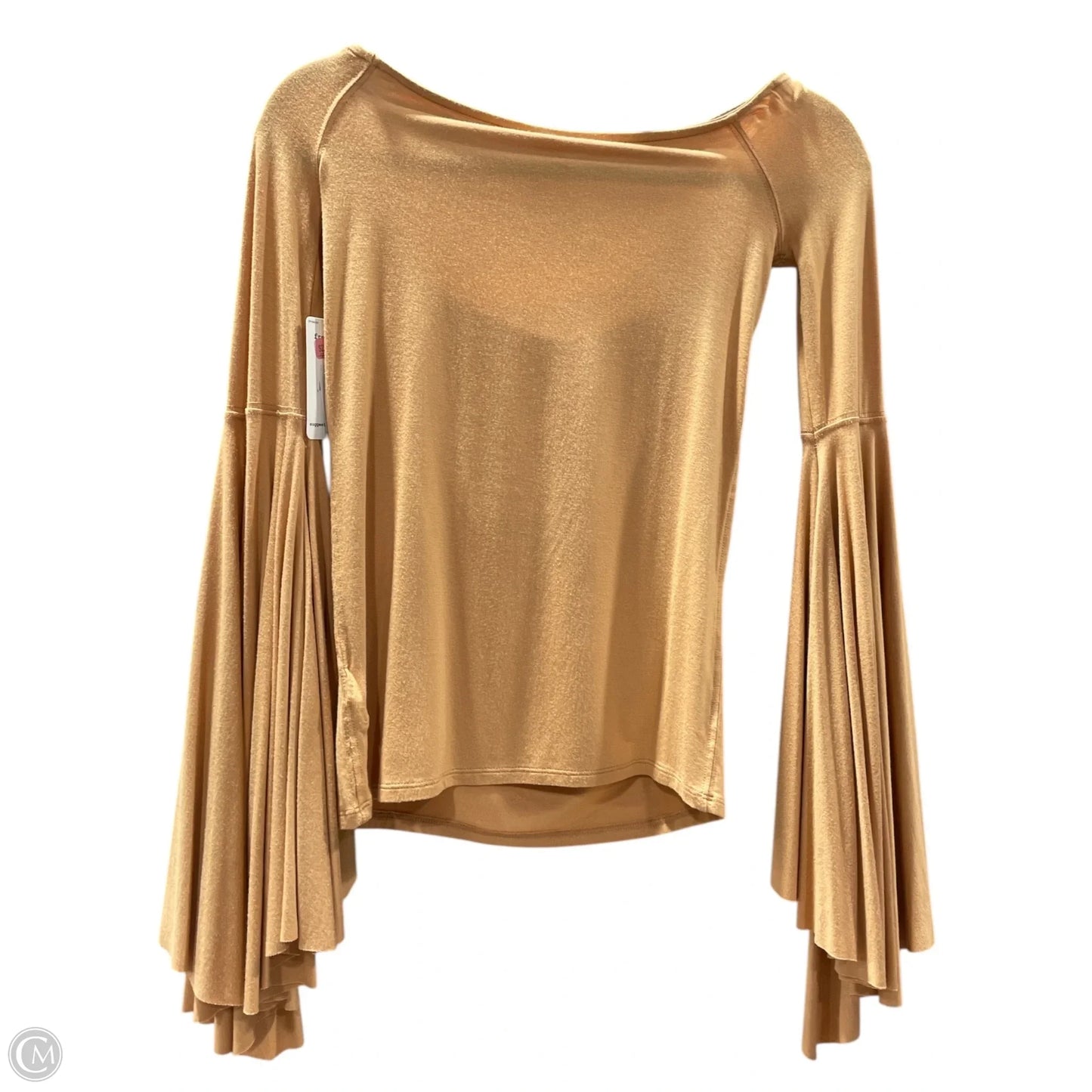 Blouse Long Sleeve By We The Free In Tan, Size: Xs