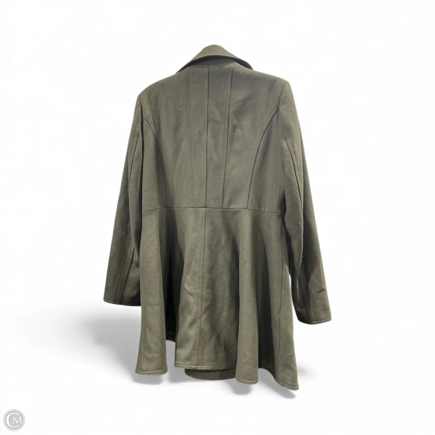 Coat Peacoat By Laundry In Green, Size: L