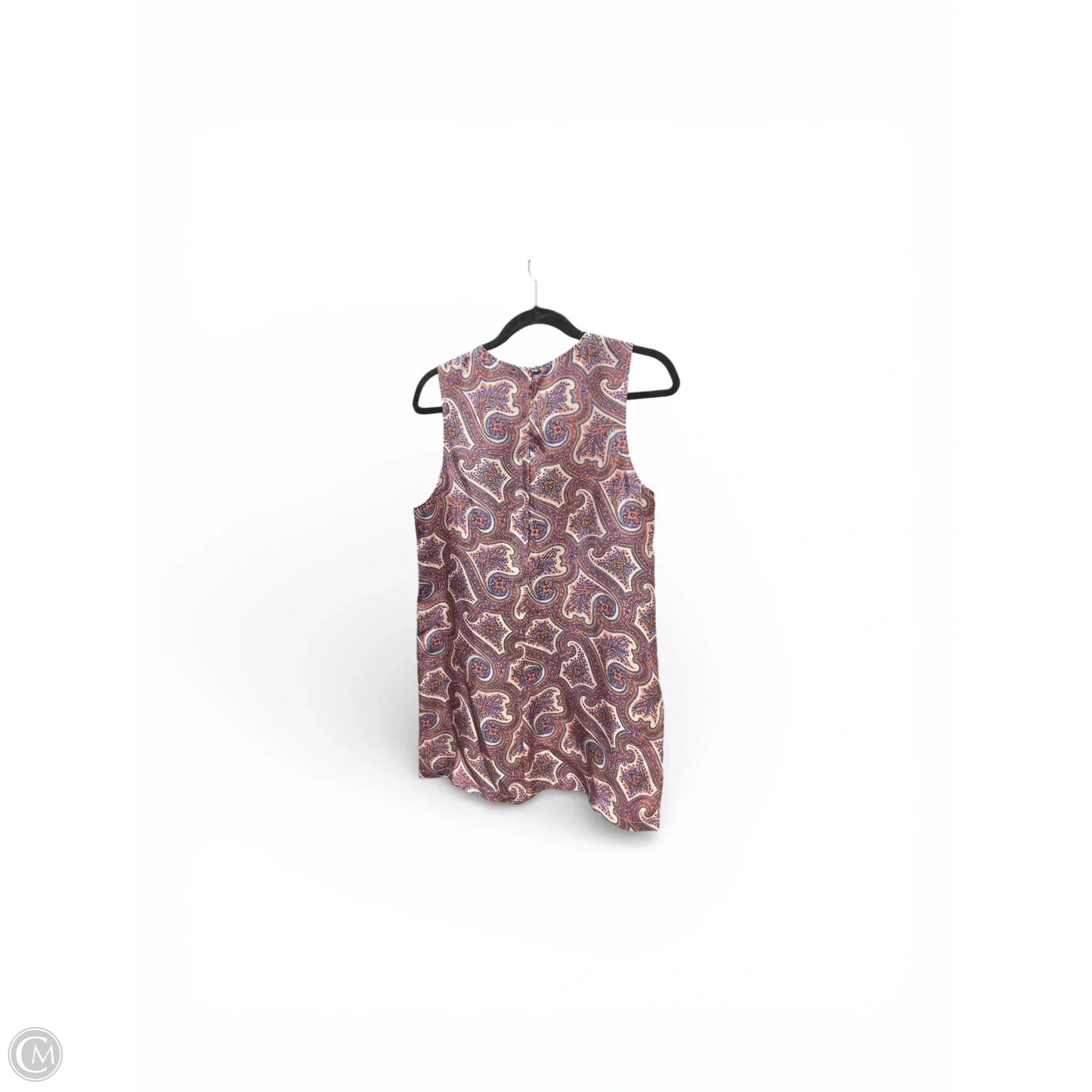 Tunic Sleeveless By Theory In Geometric Pattern, Size: M
