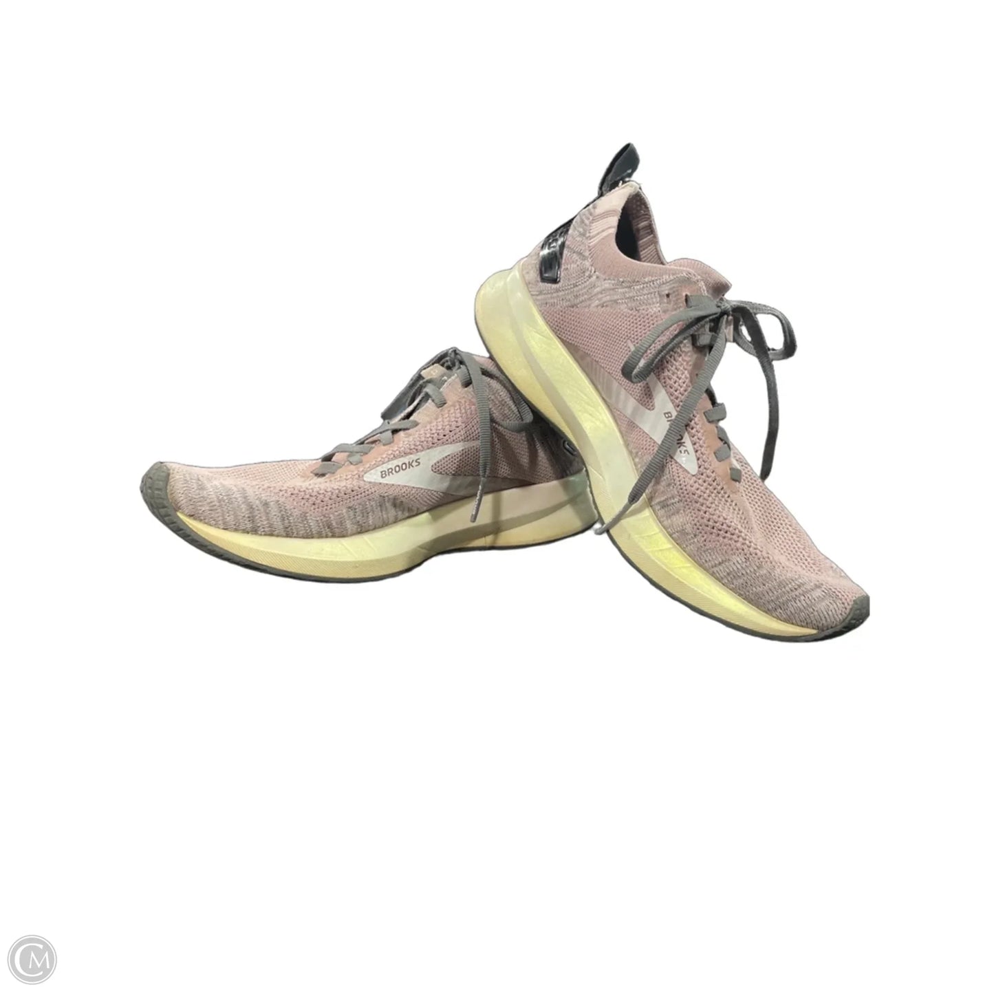 Shoes Athletic By Brooks In Grey & Purple, Size: 8.5