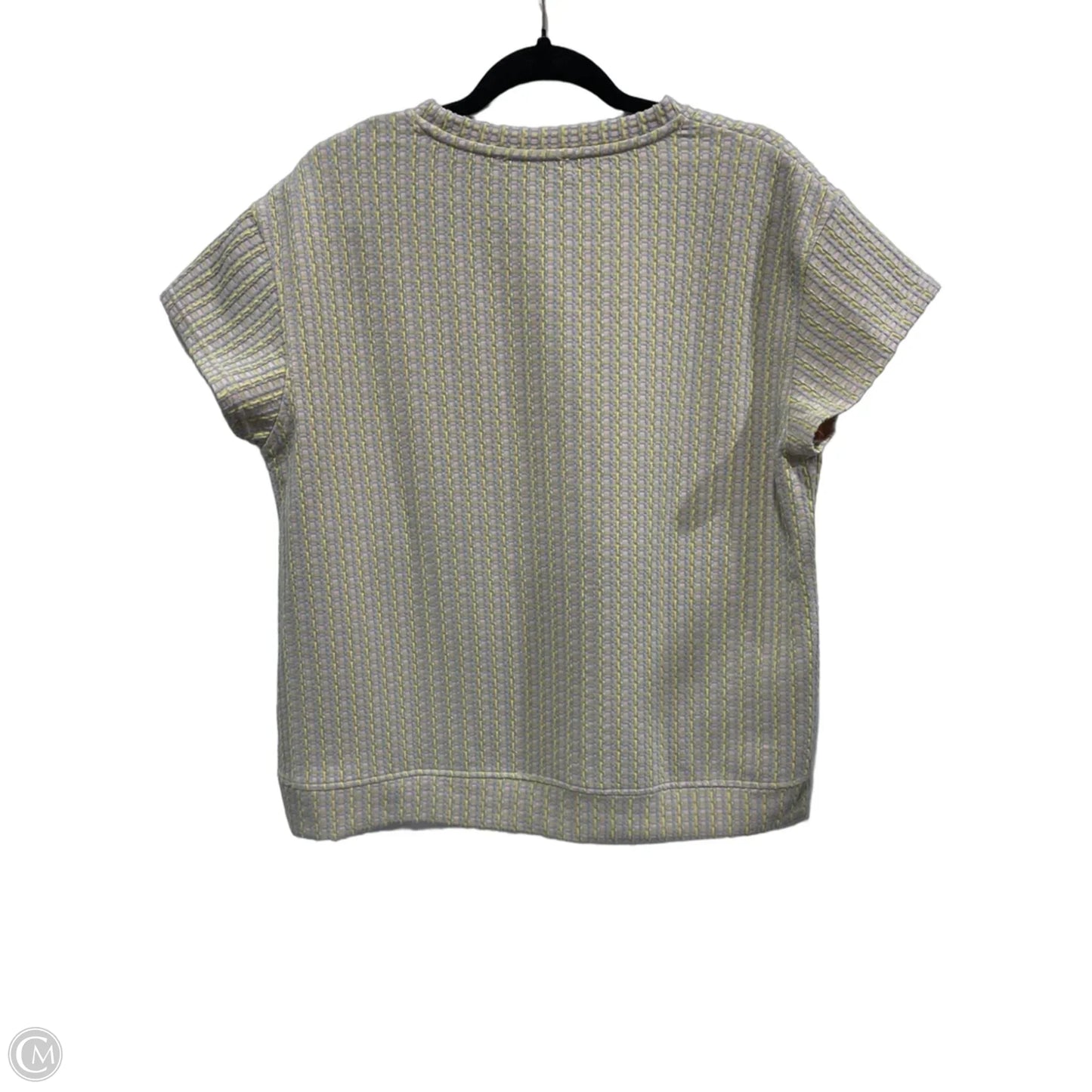 Top Short Sleeve By See And Be Seen In Plaid Pattern, Size: S