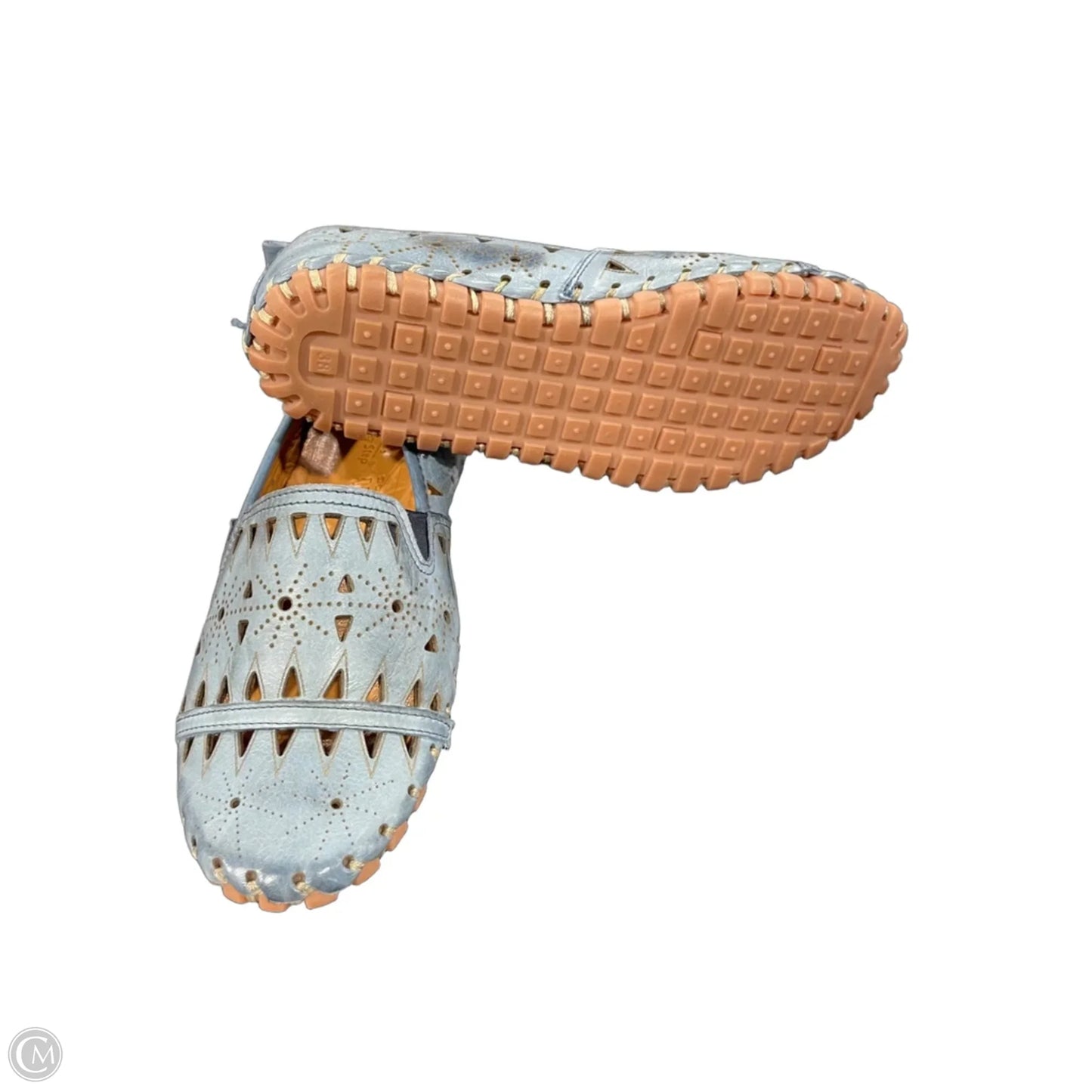 Shoes Flats By Spring Step In Blue, Size: 7.5