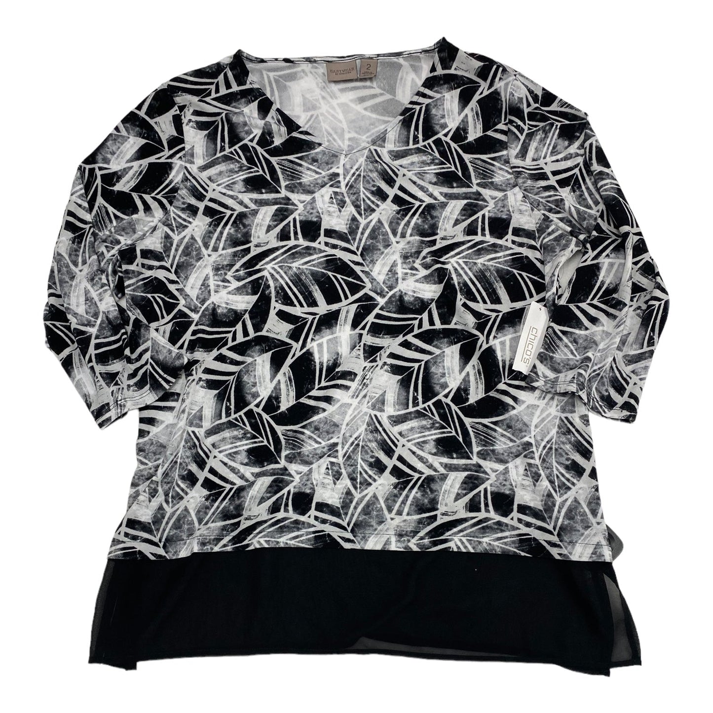 Top 3/4 Sleeve By Chicos Size: L