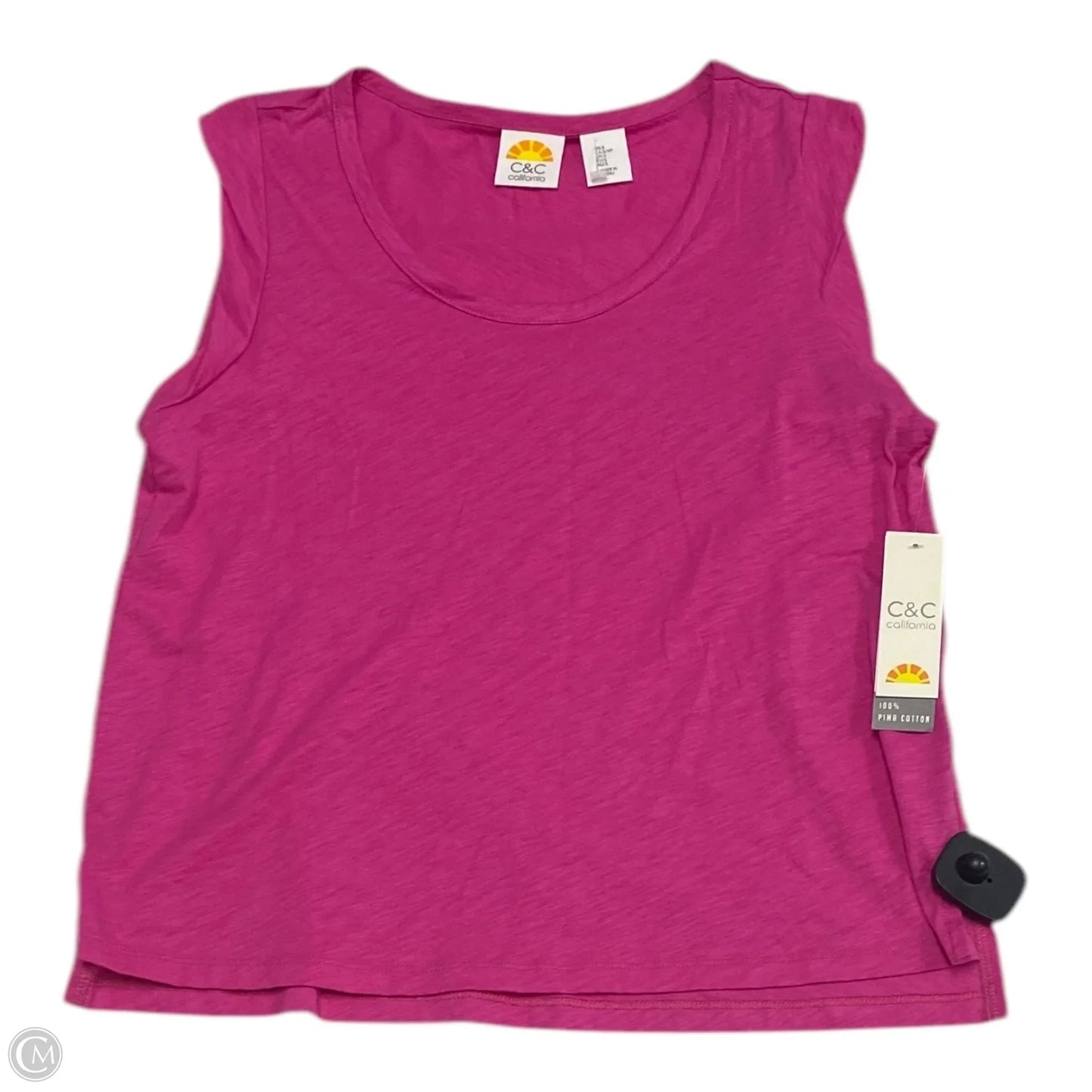 Top Sleeveless Basic By Cmc In Pink, Size: S