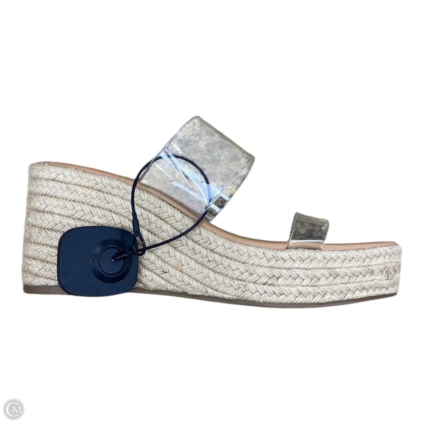 Sandals Heels Wedge By Zara In Tan, Size: 7.5