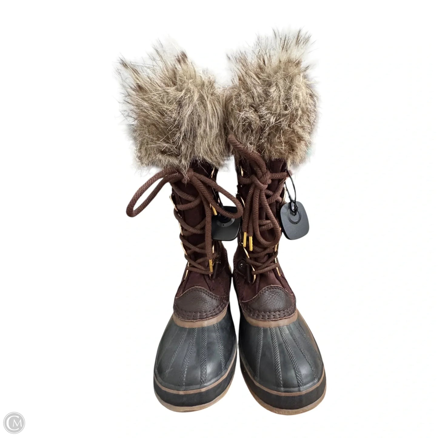 Boots Designer By Sorel In Brown, Size: 8