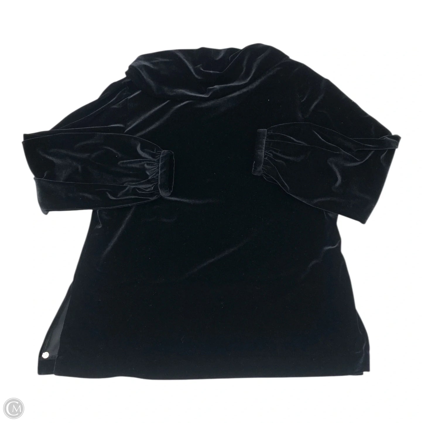 Top Long Sleeve Designer By Misook In Black, Size: M
