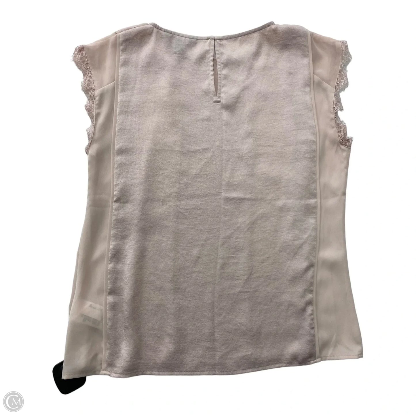 Top Short Sleeve By Express In Blush, Size: Xs