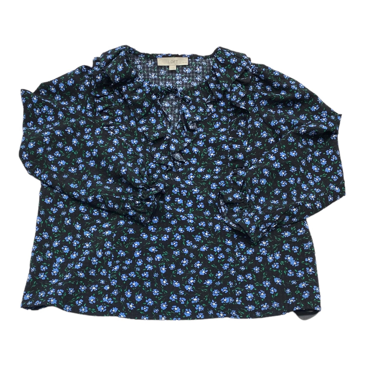 Top Long Sleeve By Loft Size: Petite L
