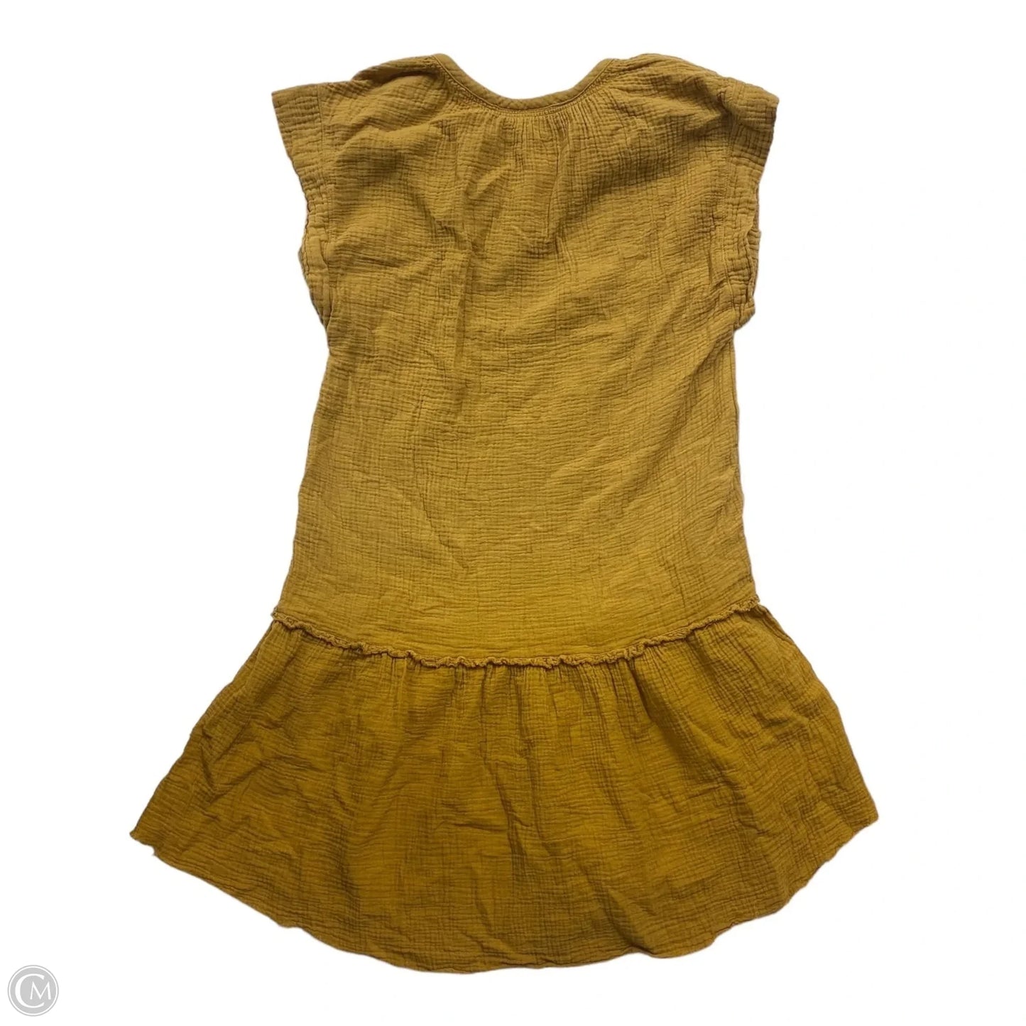 Dress Casual Midi By Saturday/sunday In Yellow, Size: Xs