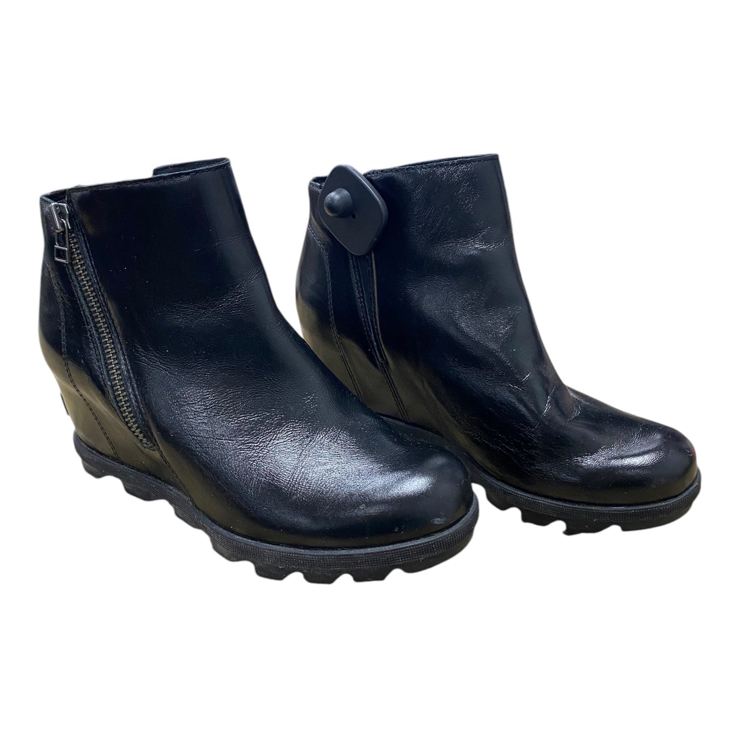 Boots Designer By Sorel In Black, Size: 9