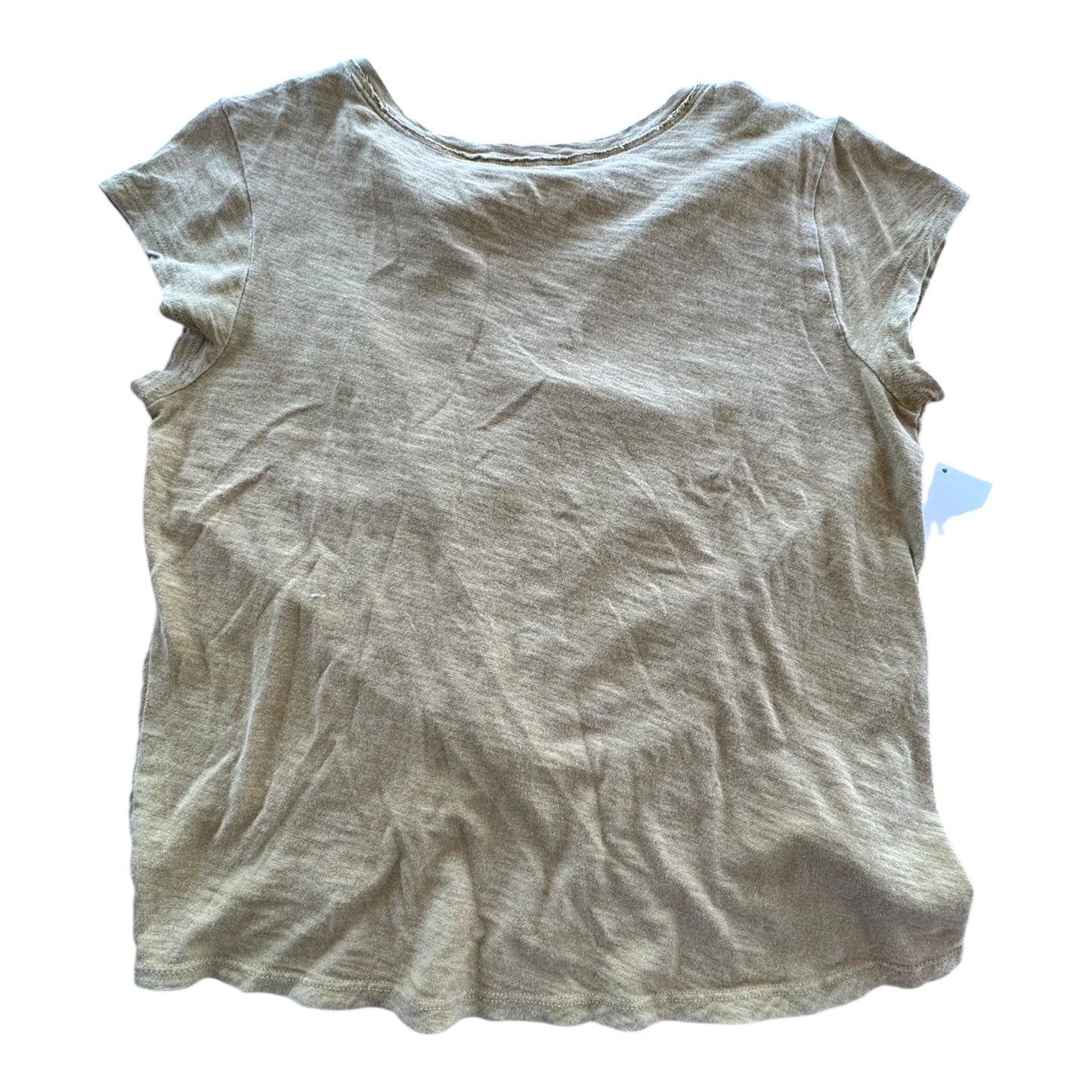 Top Short Sleeve By Pilcro In Chartreuse, Size: M