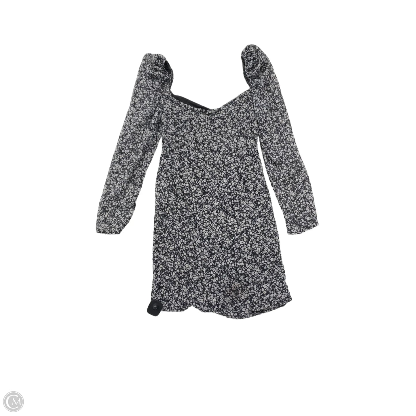 Dress Casual Midi By Astr In Black & White, Size: M