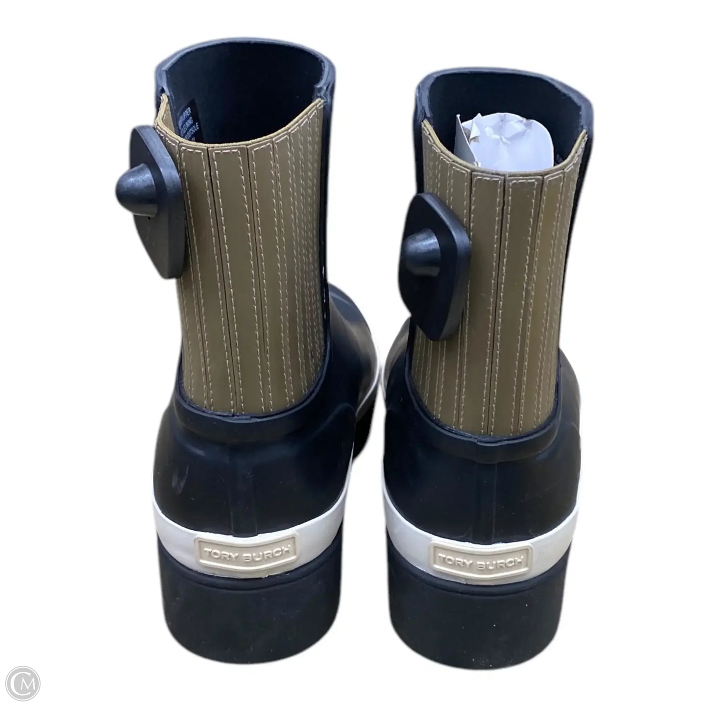 Boots Designer By Tory Burch In Black, Size: 10