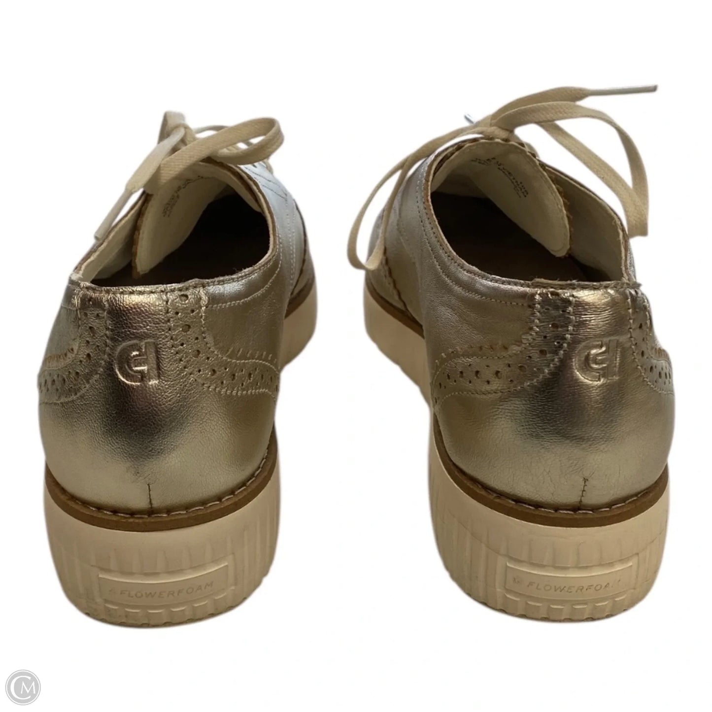 Shoes Sneakers By Cole-haan In Gold, Size: 10