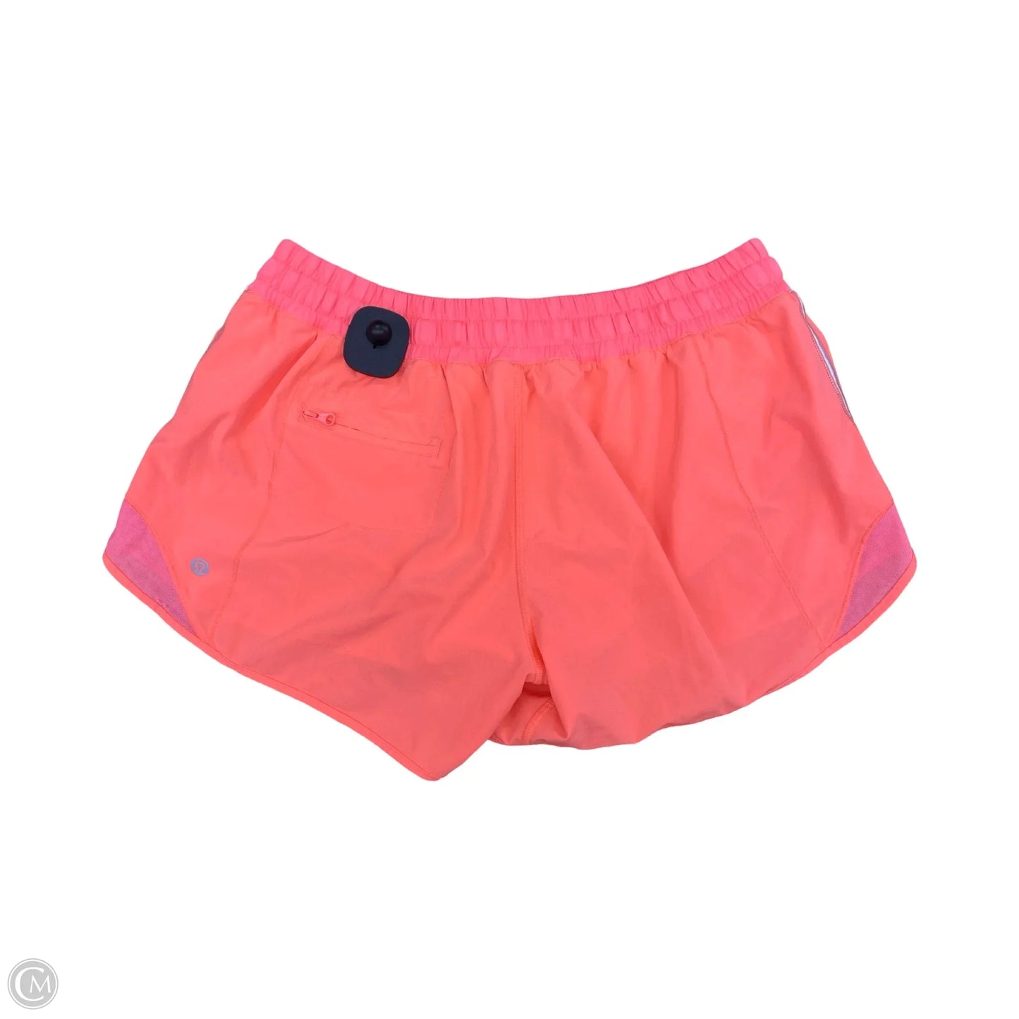 Athletic Shorts By Lululemon In Orange, Size: 10