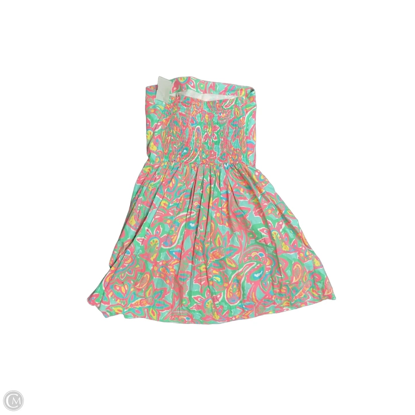 Dress Designer By Lilly Pulitzer In Green & Orange, Size: Xs