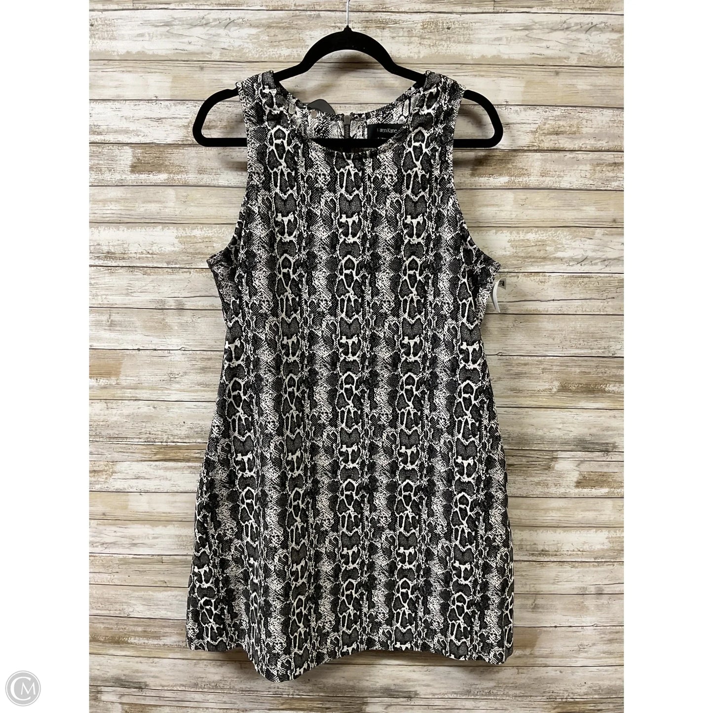 Dress Casual Short By Karen Kane In Snakeskin Print, Size: Xl