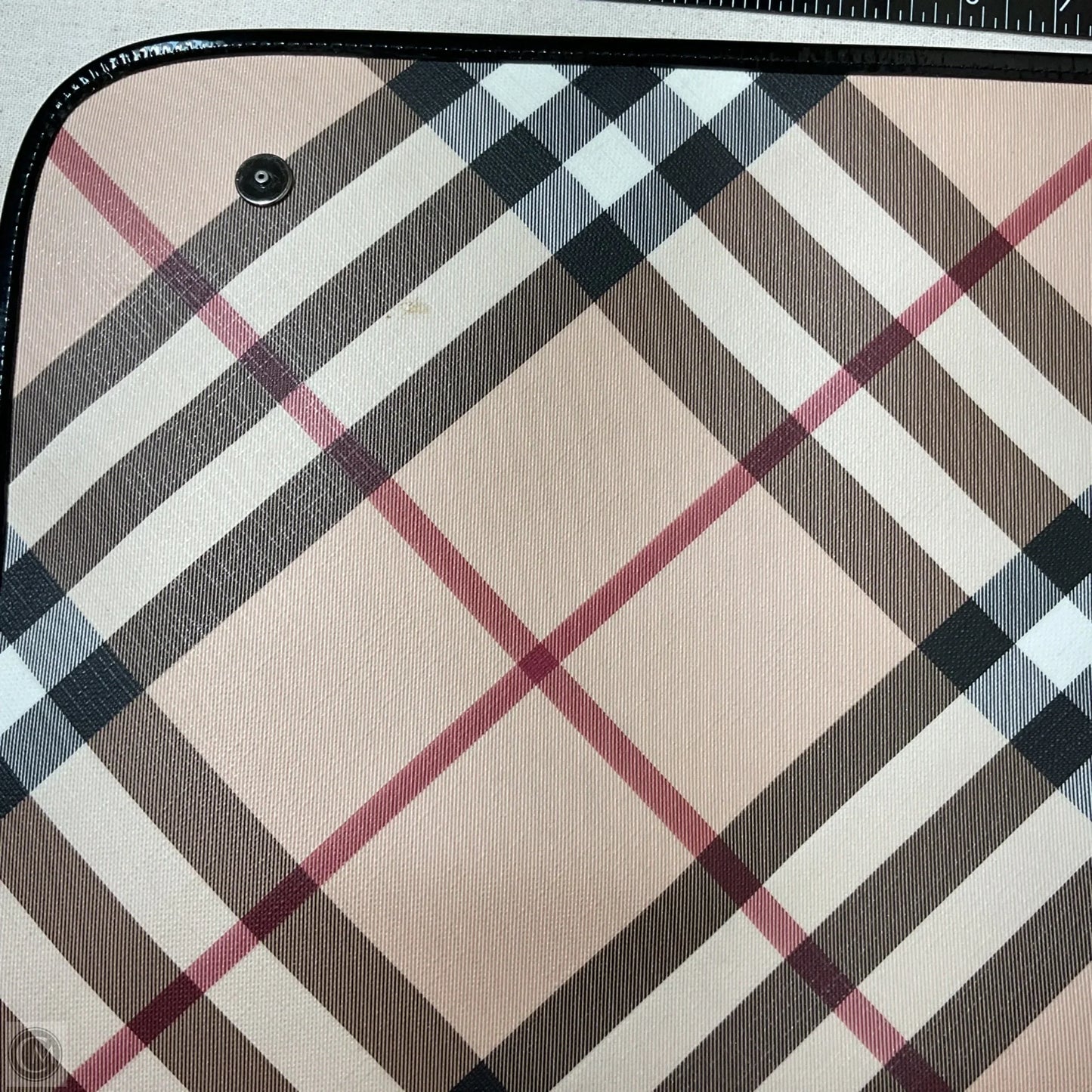 Laptop Bag Luxury Designer By Burberry, Size: Large