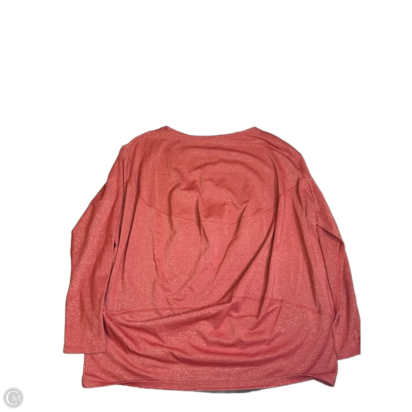 Athletic Top Long Sleeve Crewneck By Lululemon In Gold & Red, Size: 4