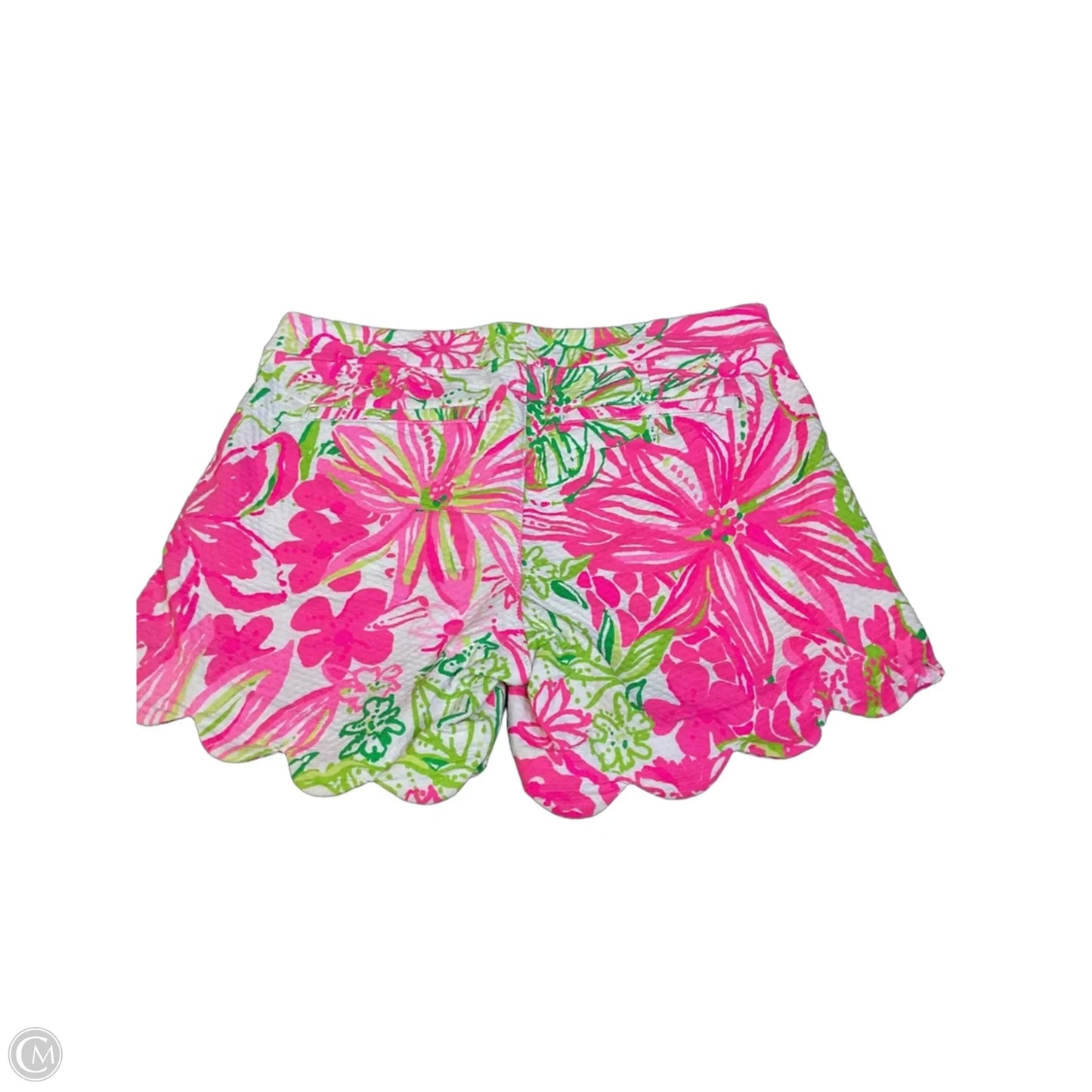 Shorts Designer By Lilly Pulitzer In Green & Pink