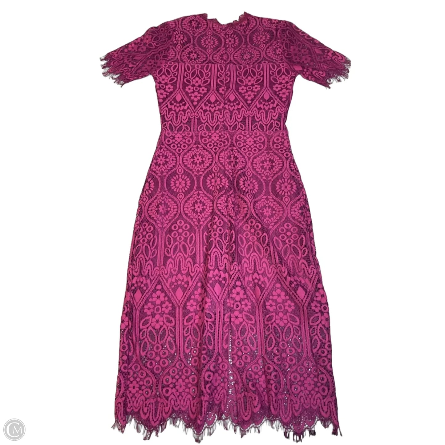 Dress Casual Midi By Lulus In Red, Size: Xs