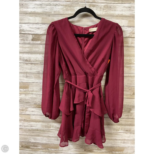 Dress Casual Short By Altard State In Red, Size: S