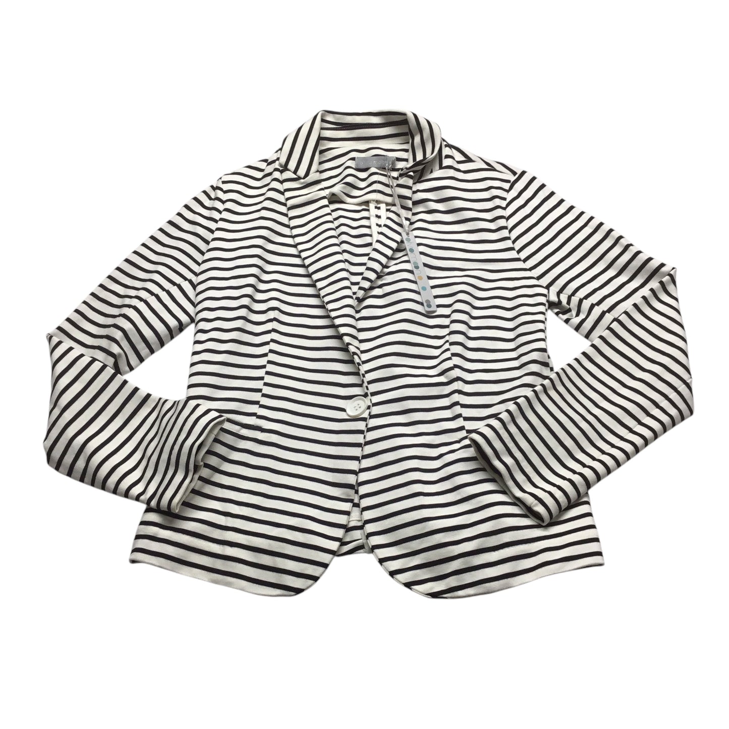 Blazer By Olivia Moon In Striped Pattern, Size: S