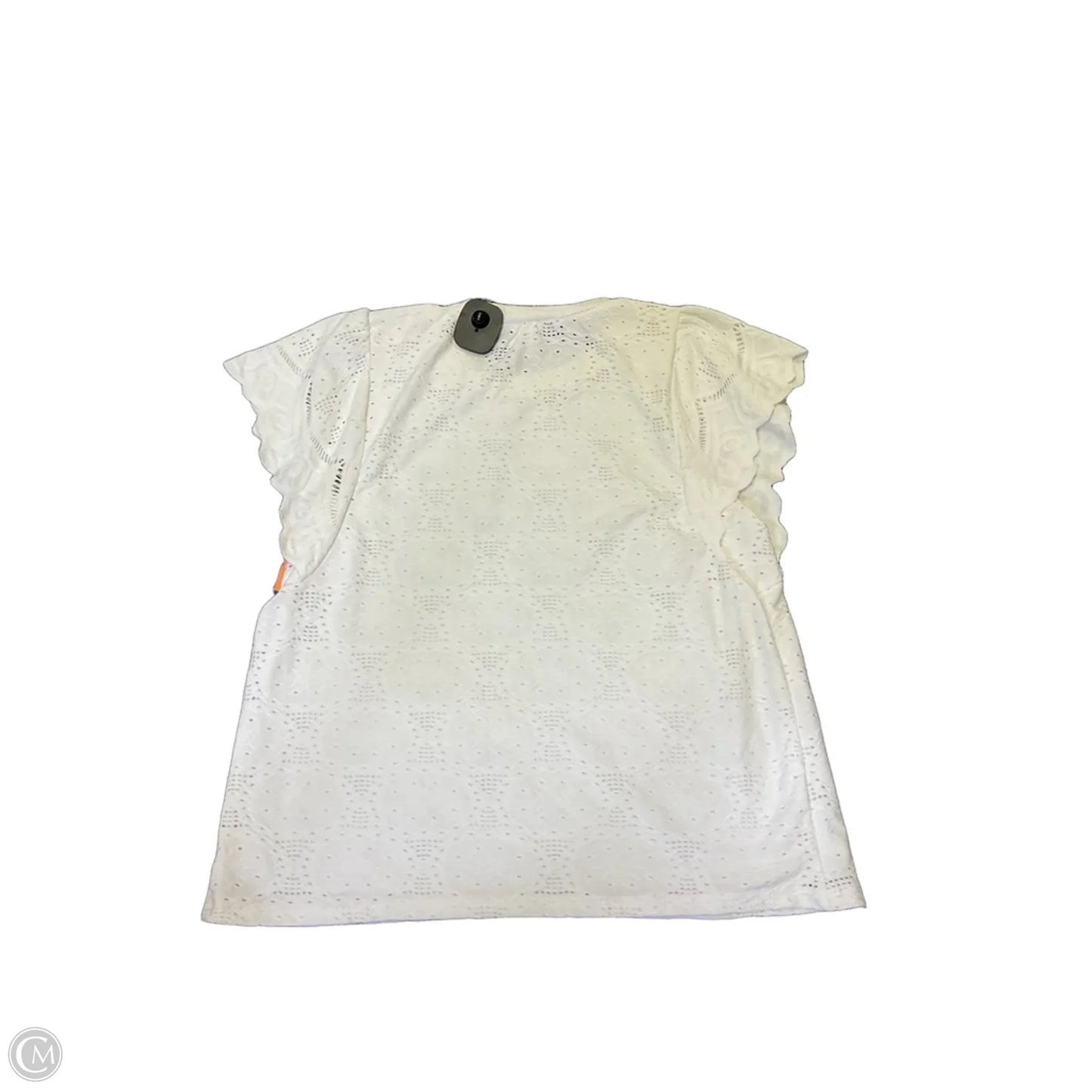 Top Short Sleeve By Urban Romantics In White, Size: M