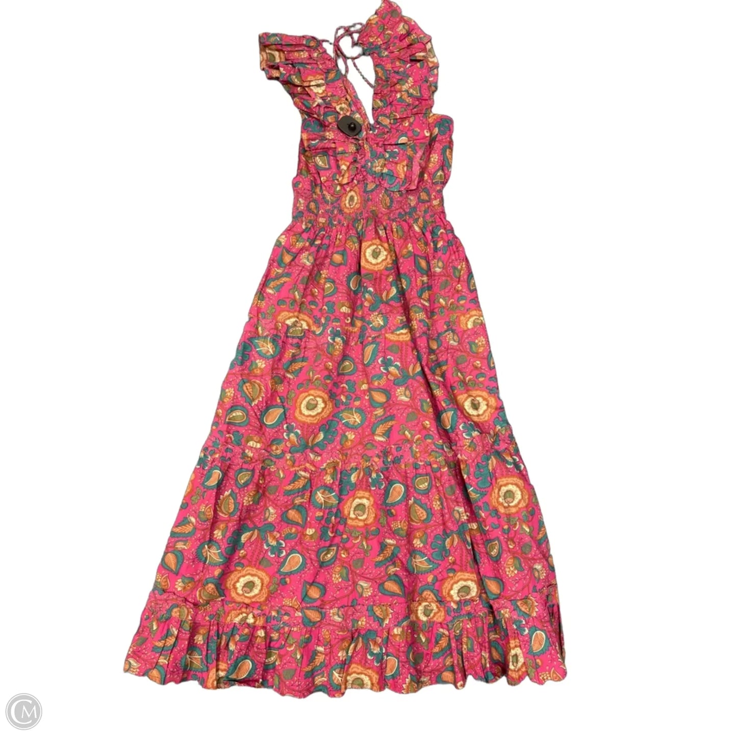 Dress Casual Maxi By House Of Harlow In Blue & Pink, Size: L