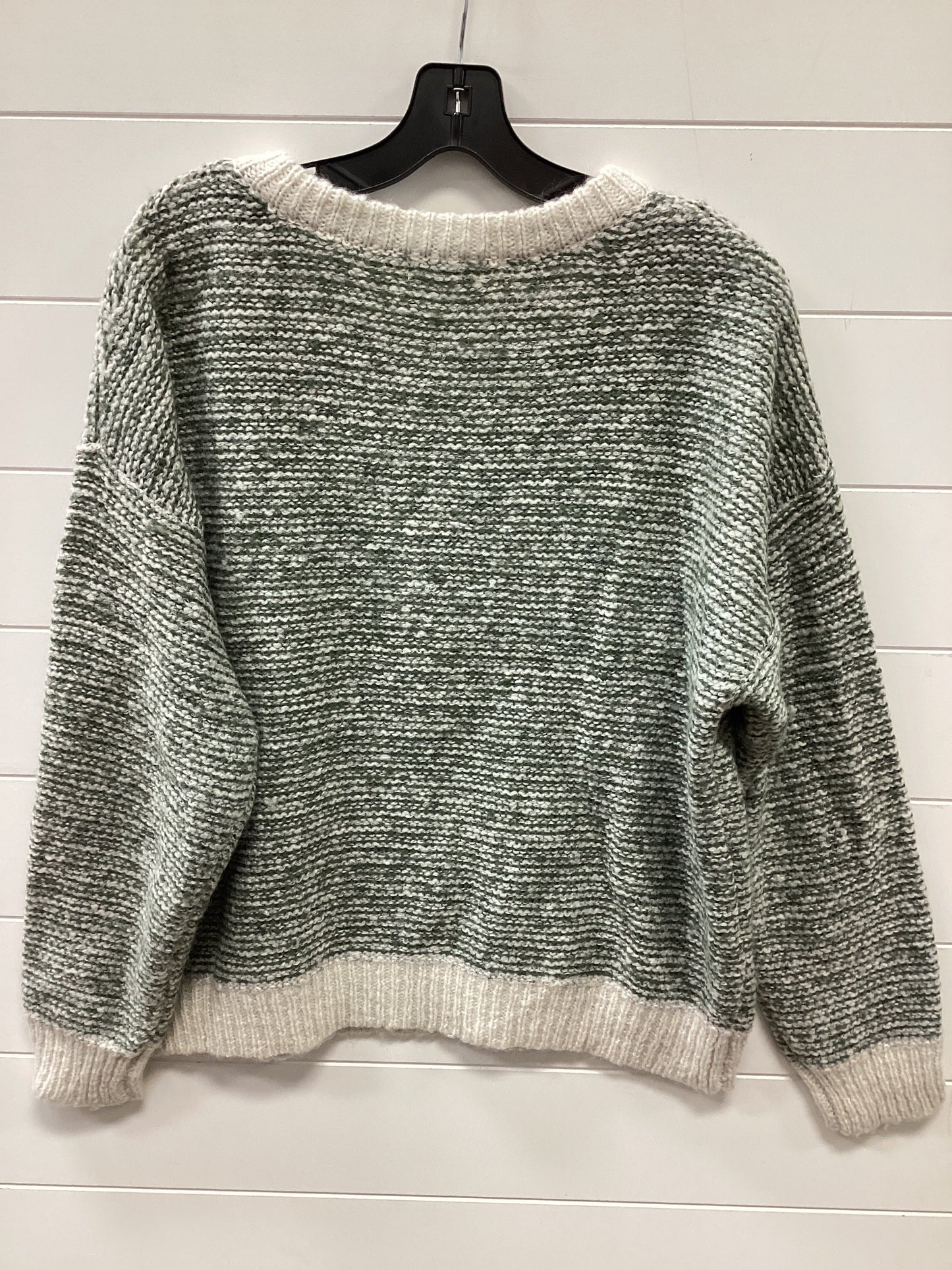 Sweater By Blu Pepper In Cream & Green, Size:L