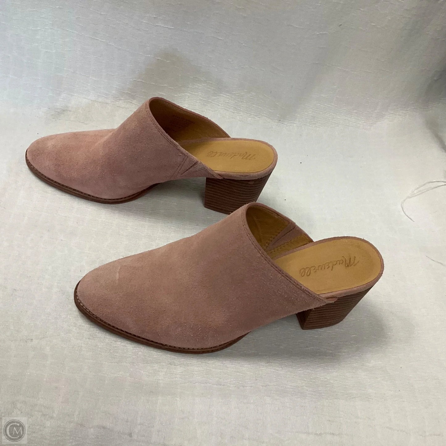 Shoes Heels Platform By Madewell In Pink, Size: 9