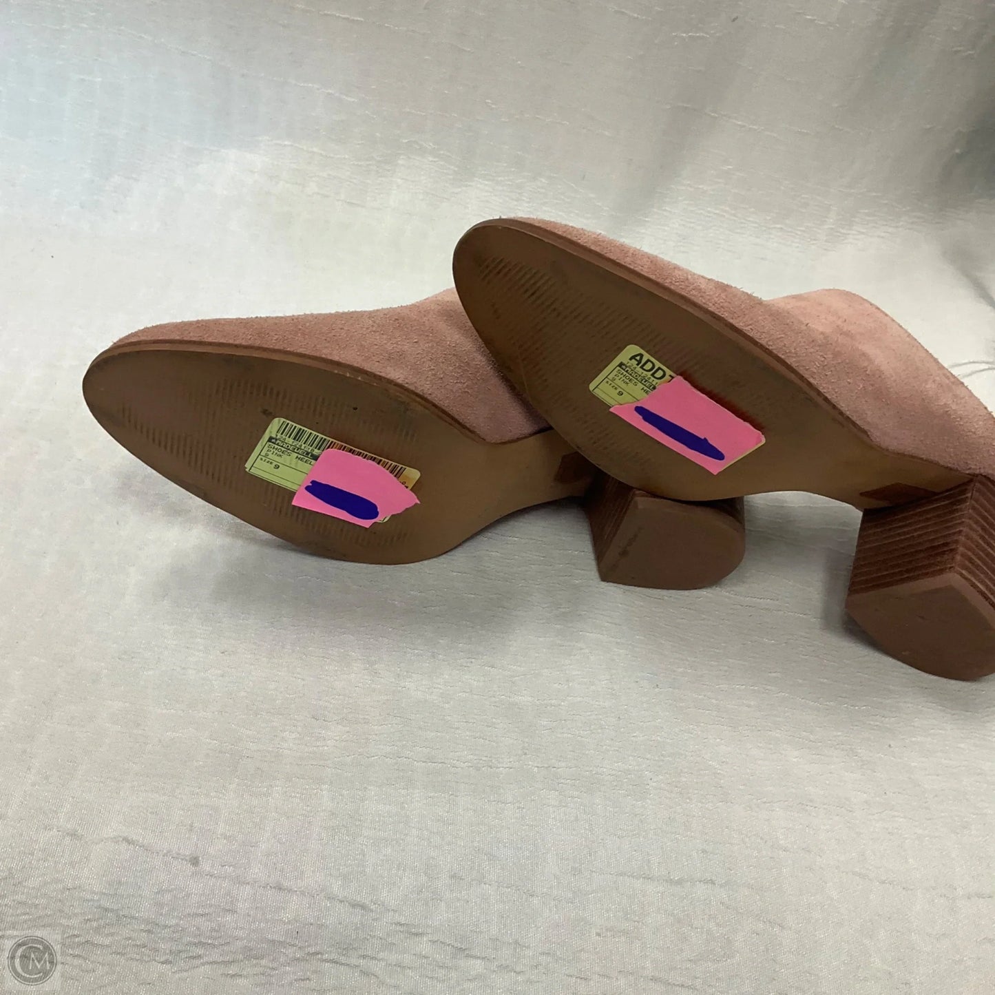 Shoes Heels Platform By Madewell In Pink, Size: 9