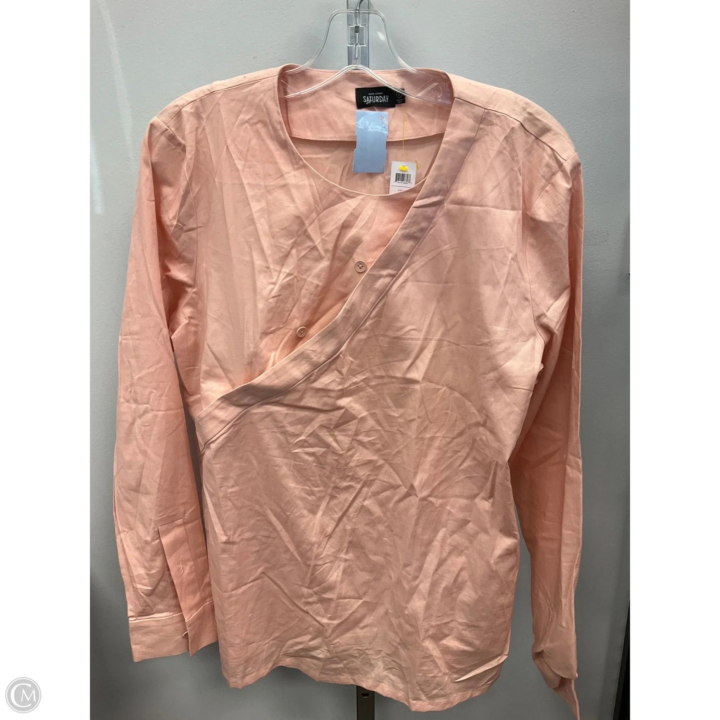 Top Long Sleeve Designer By Kate Spade In Pink, Size: L