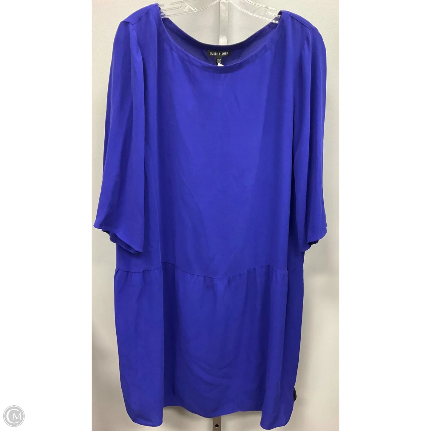 Dress Casual Short By Eileen Fisher In Blue, Size: L