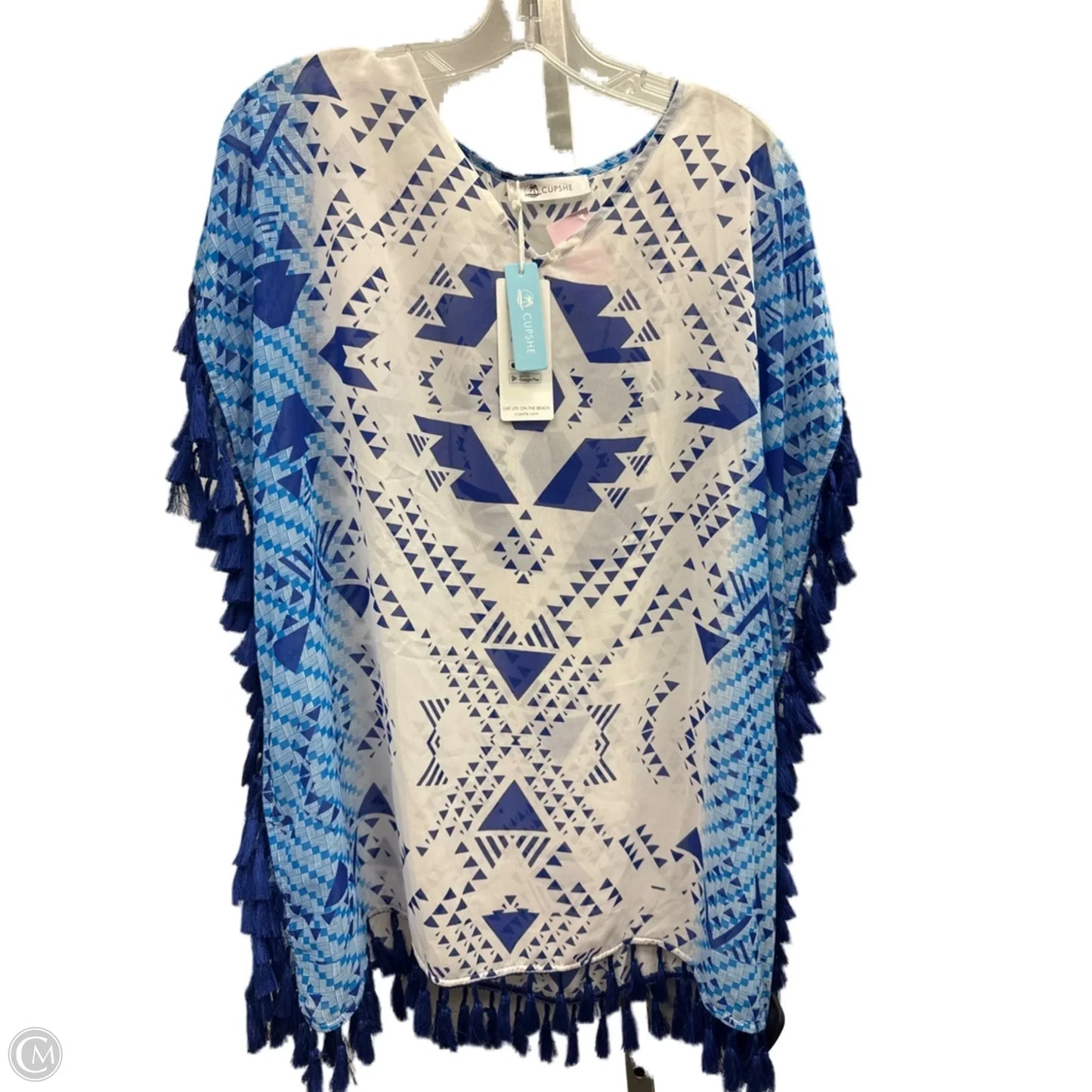 Swimwear Cover-up By Cupshe In Blue, Size: Osfm