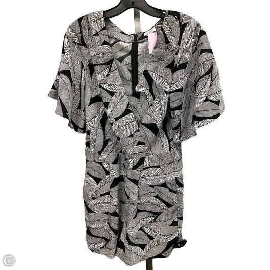 Romper By Loft In Black & White, Size: 2